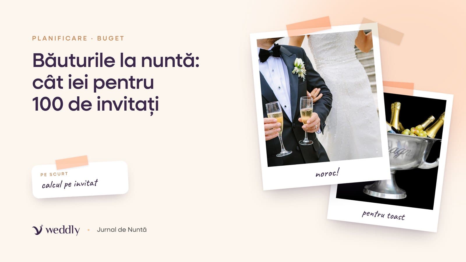 Copertă: Băuturile la nuntă: cât iei pentru 100 de invitați