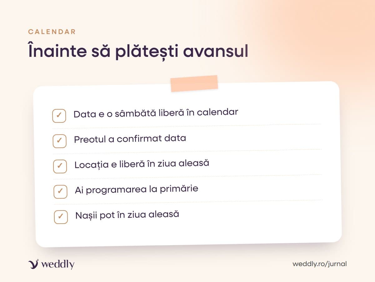 Înainte să plătești avansul