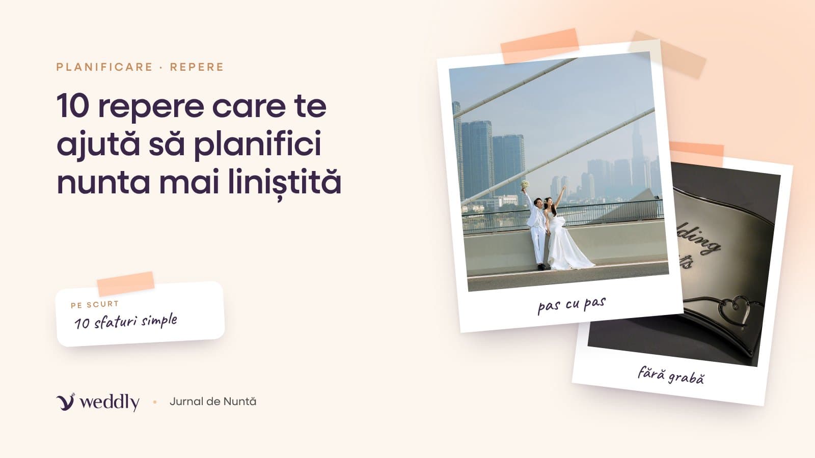 Copertă: 10 repere care te ajută să planifici nunta mai liniștită