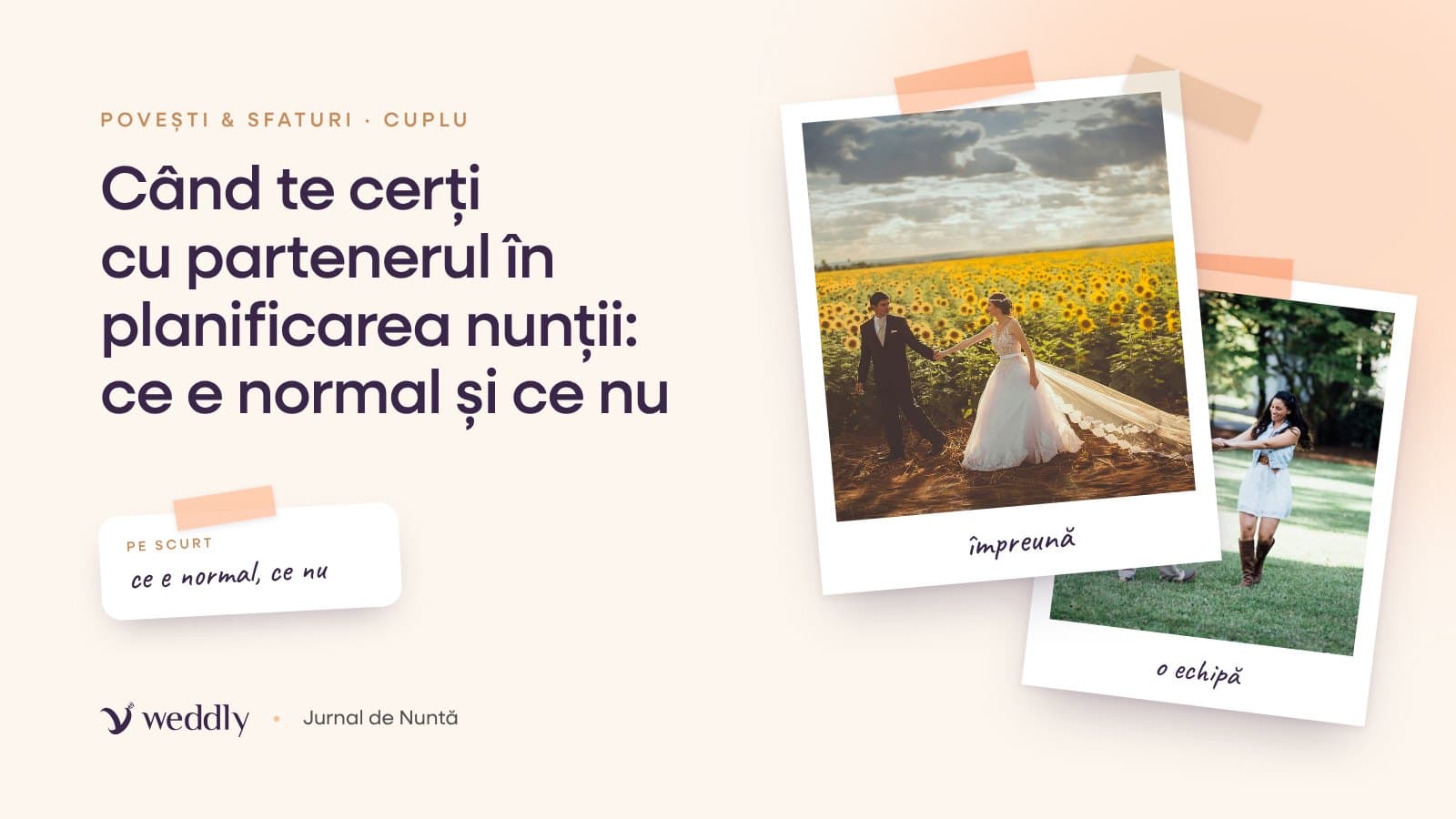 Copertă: Când te cerți cu partenerul în planificarea nunții: ce e normal și ce nu
