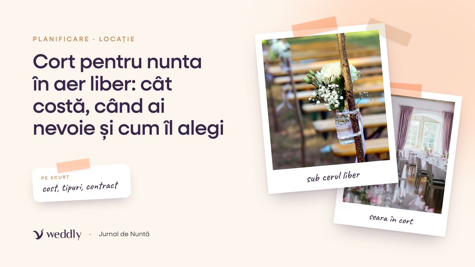Copertă: Cort pentru nunta în aer liber: cât costă, când ai nevoie și cum îl alegi