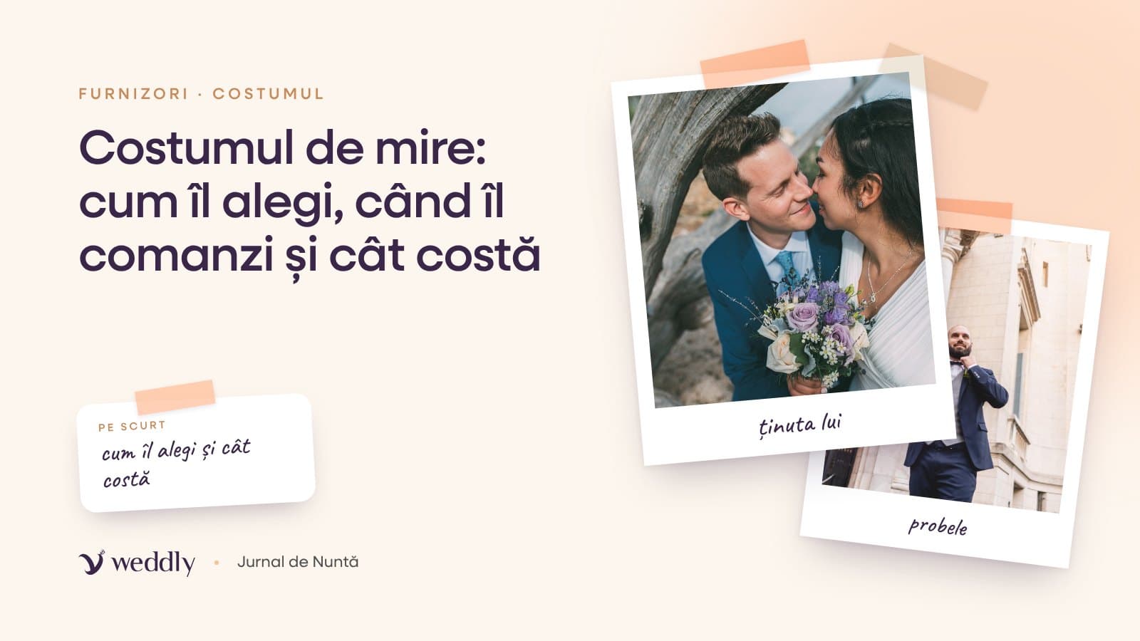 Copertă: Costumul de mire: cum îl alegi, când îl comanzi și cât costă