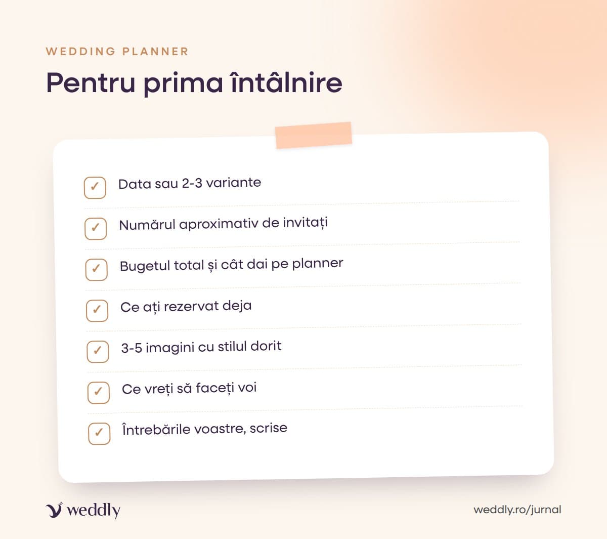 Pentru prima întâlnire
