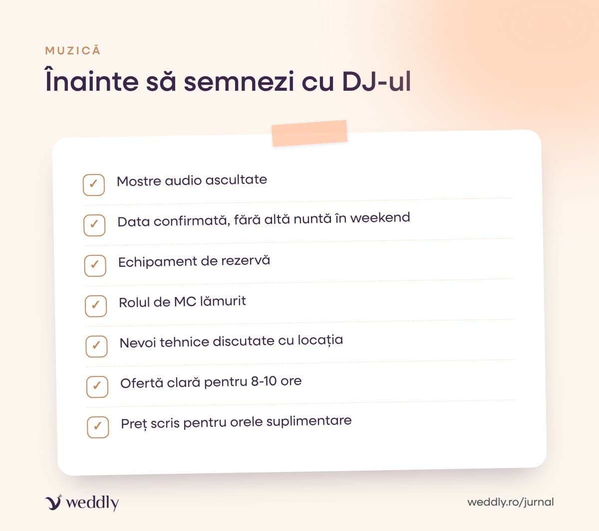 Înainte să semnezi cu DJ-ul