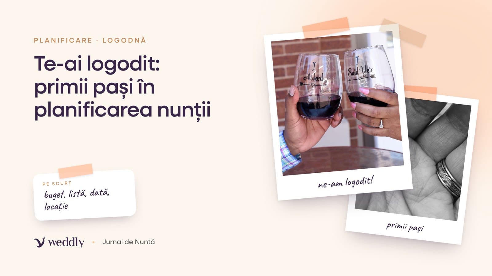 Copertă: Te-ai logodit: primii pași în planificarea nunții