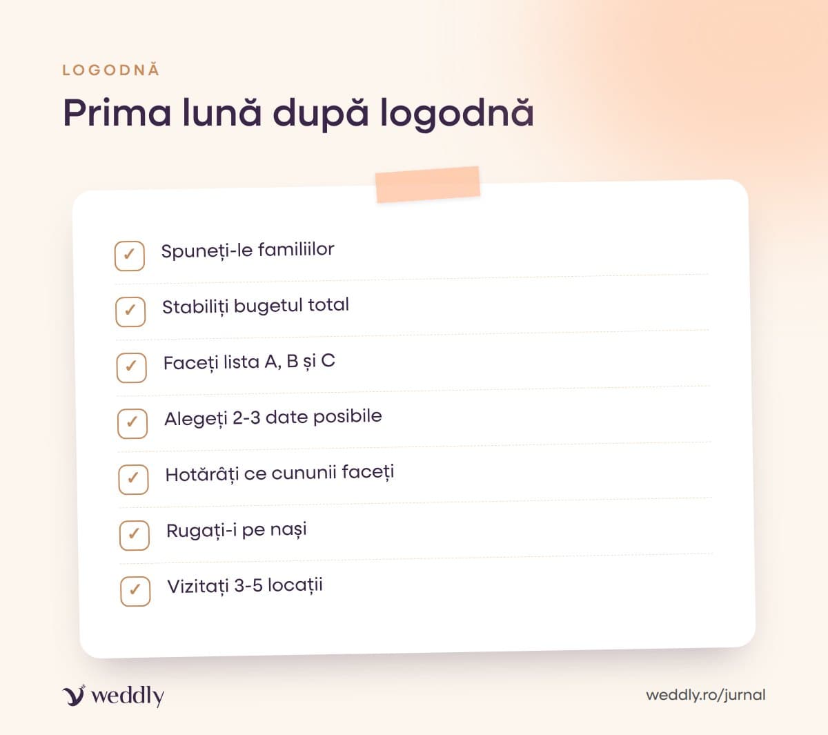 Prima lună după logodnă