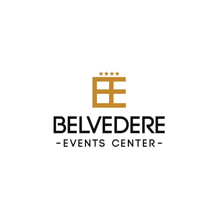 Logo Belvedere Events, locație pentru nunți și evenimente din Brașov