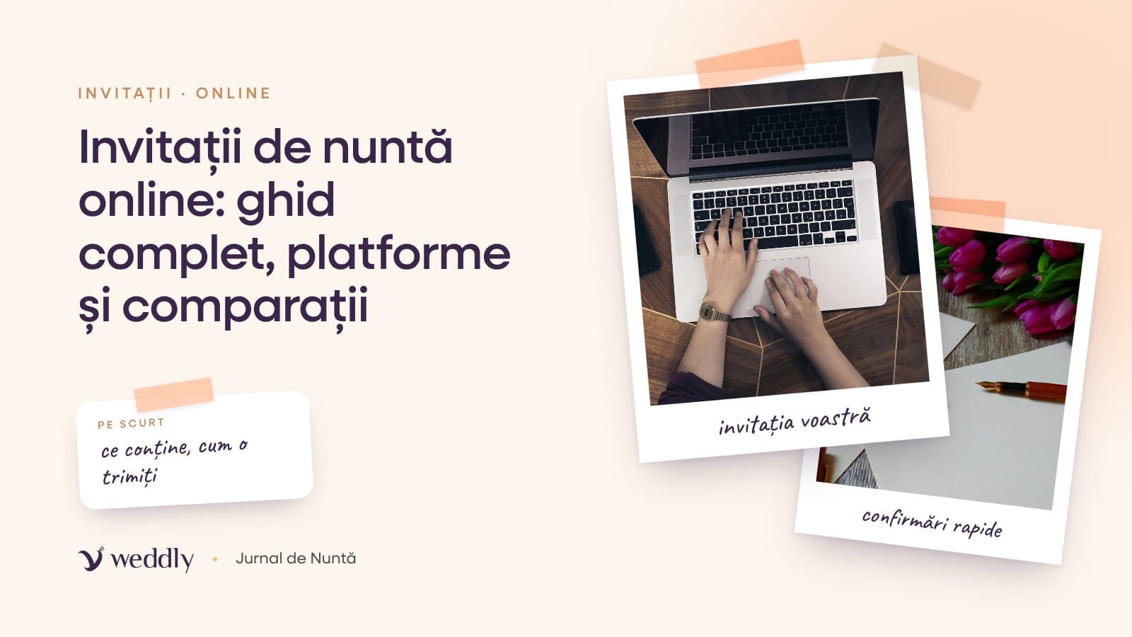 Copertă: Invitații de nuntă online: ghid complet, platforme și comparații