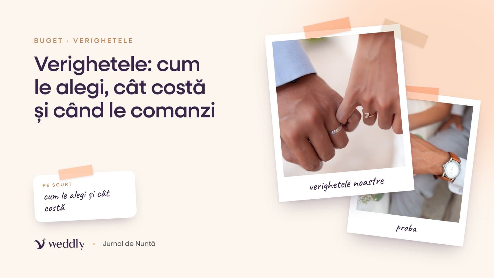 Copertă: Verighetele: cum le alegi, cât costă și când le comanzi