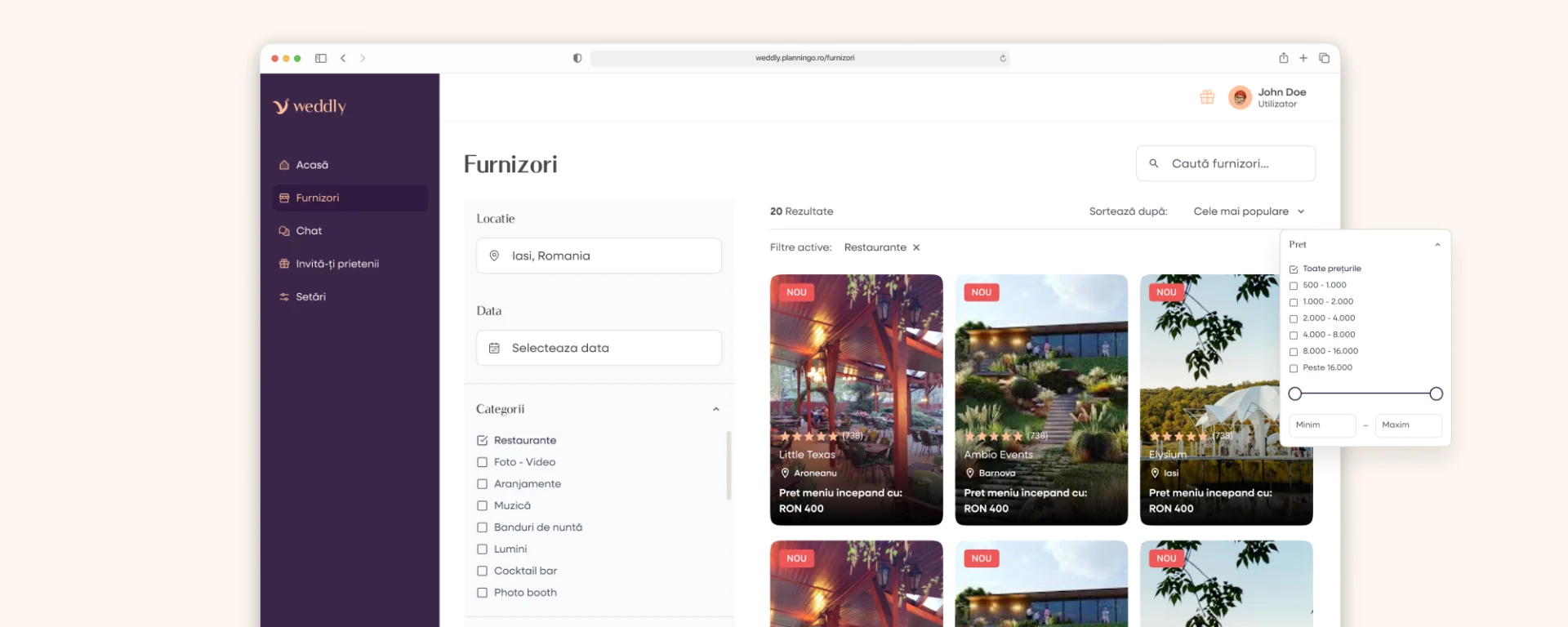 organizare nunta,invitatii online,wedding planner,planificator nunta,weddly,organizator nunti,invitatii nunta,invitatii digitale nunta,locatie evenimente,locatii nunta,restaurant nunta