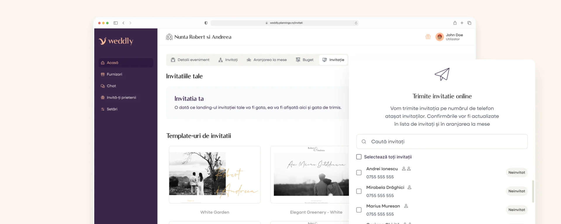 organizare nunta,invitatii online,wedding planner,planificator nunta,weddly,organizator nunti,invitatii nunta,invitatii digitale nunta,locatie evenimente,locatii nunta,restaurant nunta